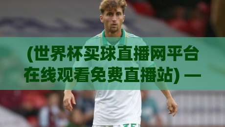 (世界杯买球直播网平台在线观看免费直播站) —— 2026年最全观赛指南，别错过这场足球盛宴