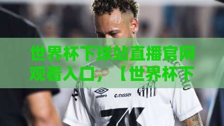 世界杯下球站直播官网观看入口，【世界杯下球站】2026年最全观赛指南来了！