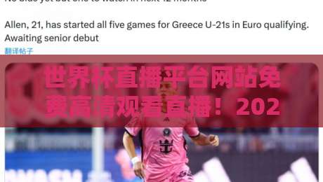 世界杯直播平台网站免费高清观看直播!2026年实测指南与避坑推荐 世界杯直播平台网站免费高清观看直播!2026年实测指南与避坑推荐