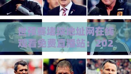 世预赛堵球地址网在线观看免费直播站:2026年世预赛观赛指南与避坑攻略 世预赛堵球地址网在线观看免费直播站:2026年世预赛观赛指南与避坑攻略