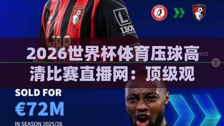 2026世界杯体育压球高清比赛直播网：顶级观赛体验，一网打尽所有精彩瞬间