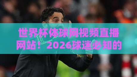 世界杯体球网视频直播网站！2026球迷必知的五大观赛新趋势