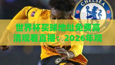 世界杯买球地址免费高清观看直播：2026年观赛全攻略（附避坑指南）