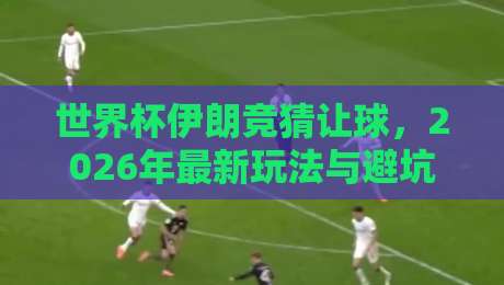 世界杯伊朗竞猜让球，2026年最新玩法与避坑指南