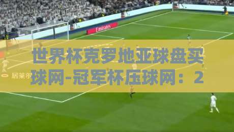 世界杯克罗地亚球盘买球网-冠军杯压球网：2026年球迷必读的投注策略与避坑指南