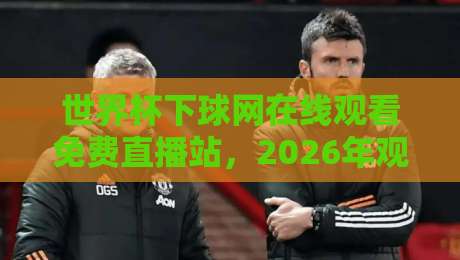 世界杯下球网在线观看免费直播站，2026年观赛新姿势！