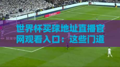 世界杯买球地址直播官网观看入口：这些门道你知道吗？